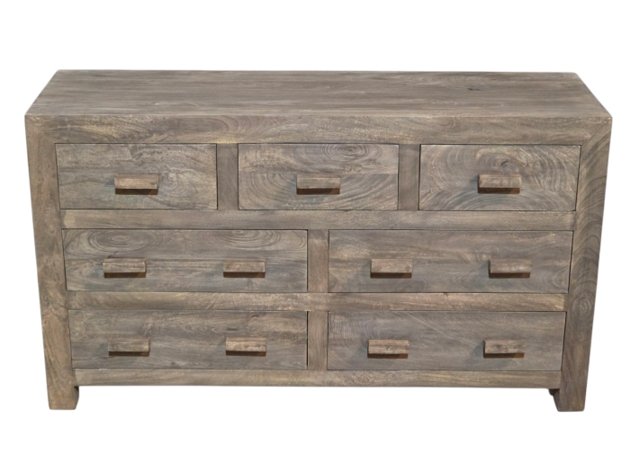 Acre & Artisan Cuba Natural 7 Drawer Chest