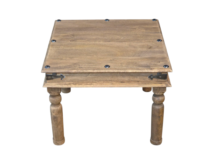Acre & Artisan Jali Natural Small Thakat Table