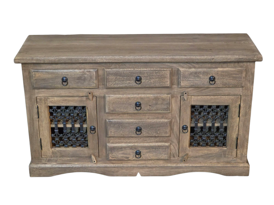 Jali Mango - Natural 135cm 2 Door Sideboard - In Stock
