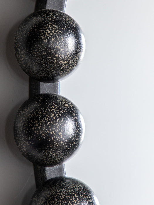 Bellagio Black Bobble Round Mirror