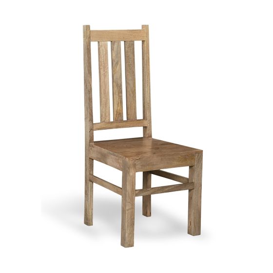 Acre & Artisan Oak Stain Solid Wood Dining Chair