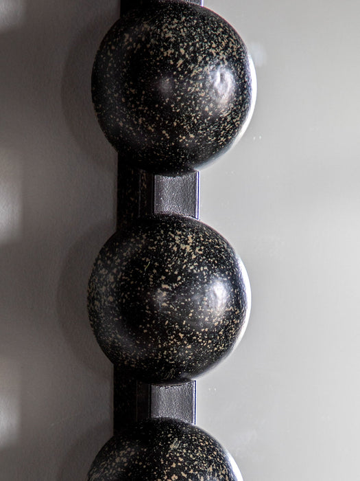 Bellagio Black Bobble Oblong Mirror