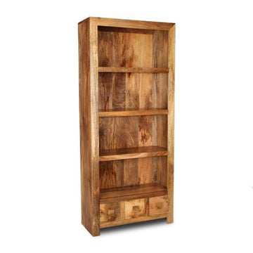 Light Acre & Artisan Premium 76cm 3 Drawer Bookcase