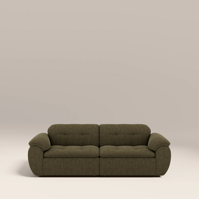 Bamba 2 Seater Sofa | Olive Green Velvet Chenille
