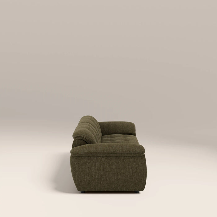 Bamba 2 Seater Sofa | Olive Green Velvet Chenille