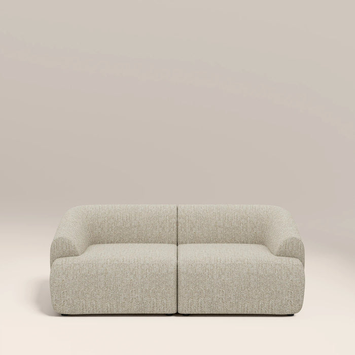 Malmo 2 Seater Sofa Oatmeal Woven Boucle