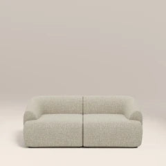 Malmo 2 Seater Sofa | Oatmeal Woven Boucle