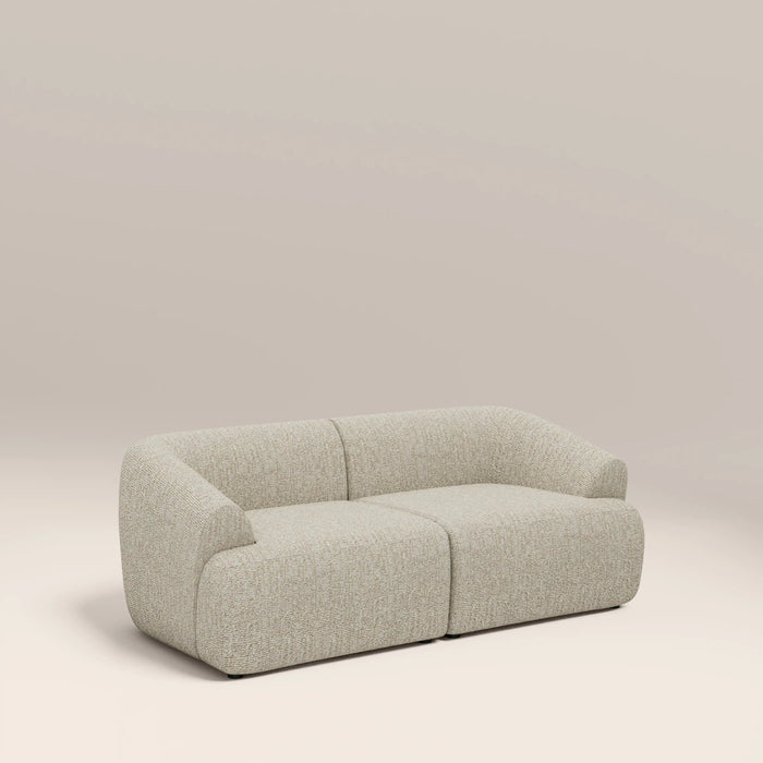 Malmo 2 Seater Sofa Oatmeal Woven Boucle