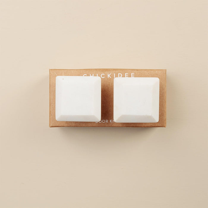 Samara White Stone Drawer Knobs