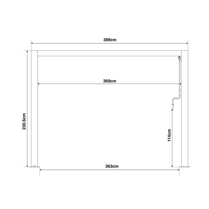 Maze 4M x 4M Como Pergola