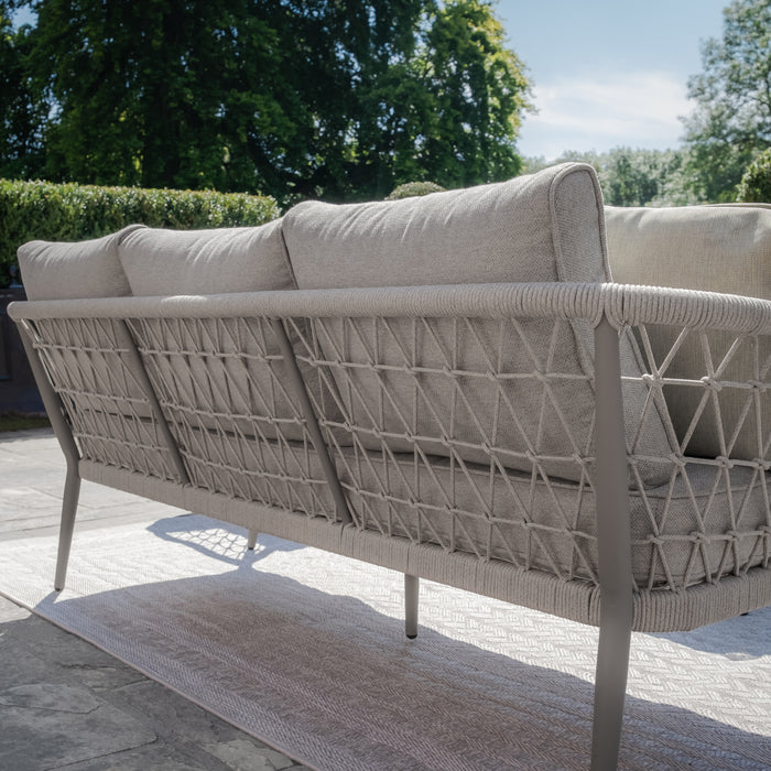 Monaco Rope Weave Large Corner with Armchair