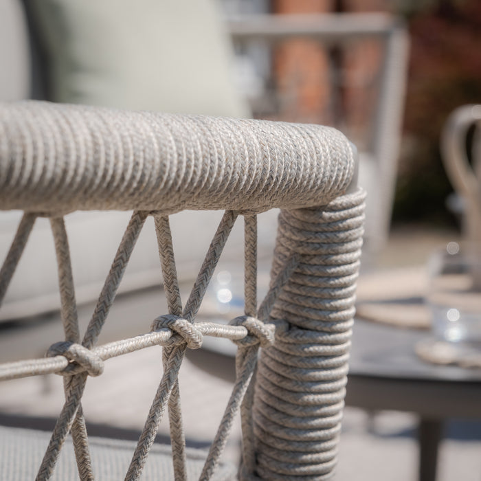 Monaco Rope Weave Small Square Corner with Armchair