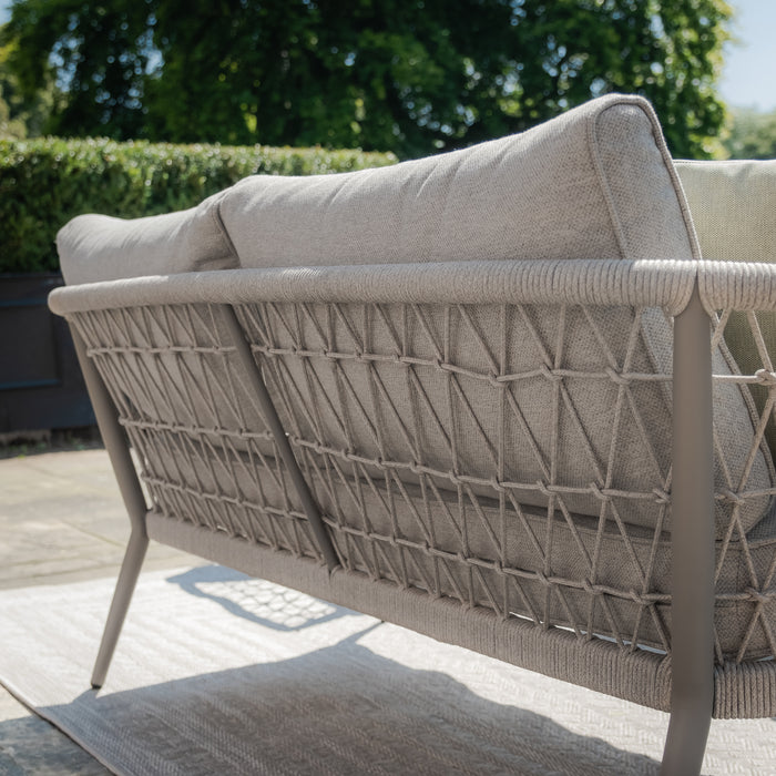 Monaco Rope Weave Small Square Corner with Armchair