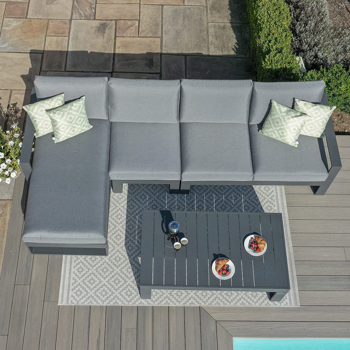 Amalfi Chaise Aluminium Sofa Set