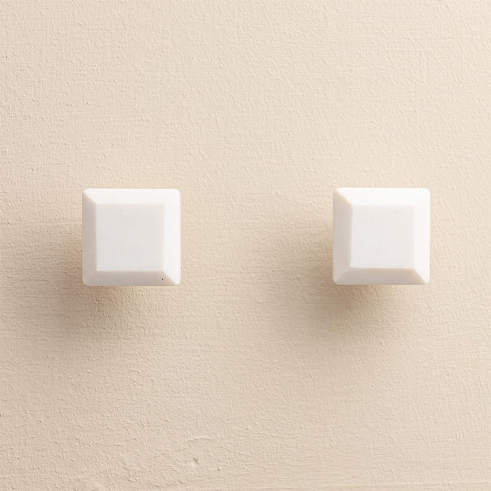Samara White Stone Drawer Knobs