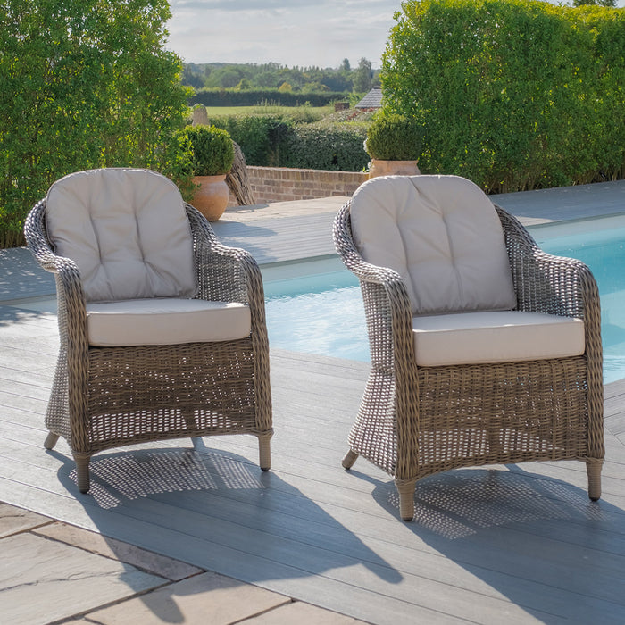 Pair of Winchester Heritage Rattan Dining Chairs
