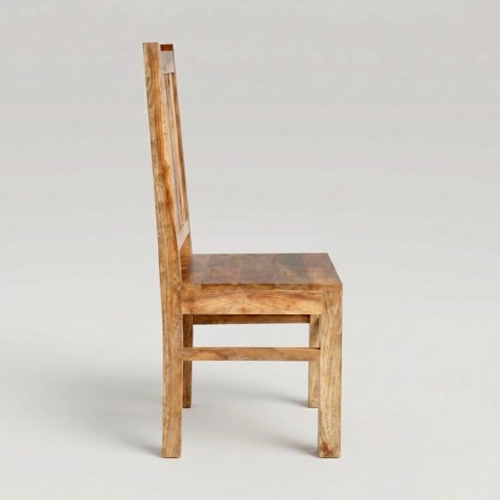 Acre & Artisan Light Solid Wood Dining Chair