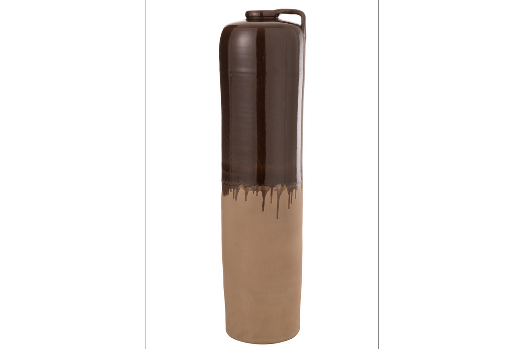 Vase Valeria 83cm Ceramic Beige-Brown