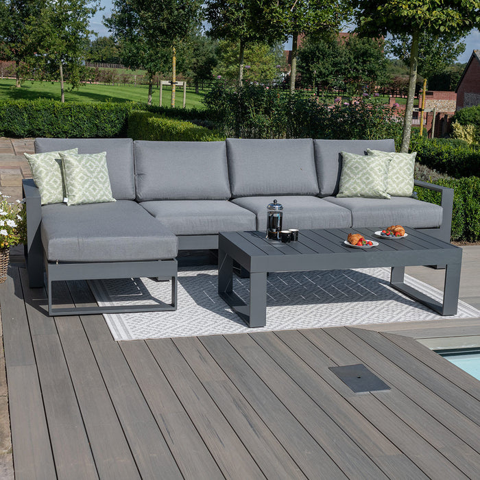 Amalfi Chaise Aluminium Sofa Set