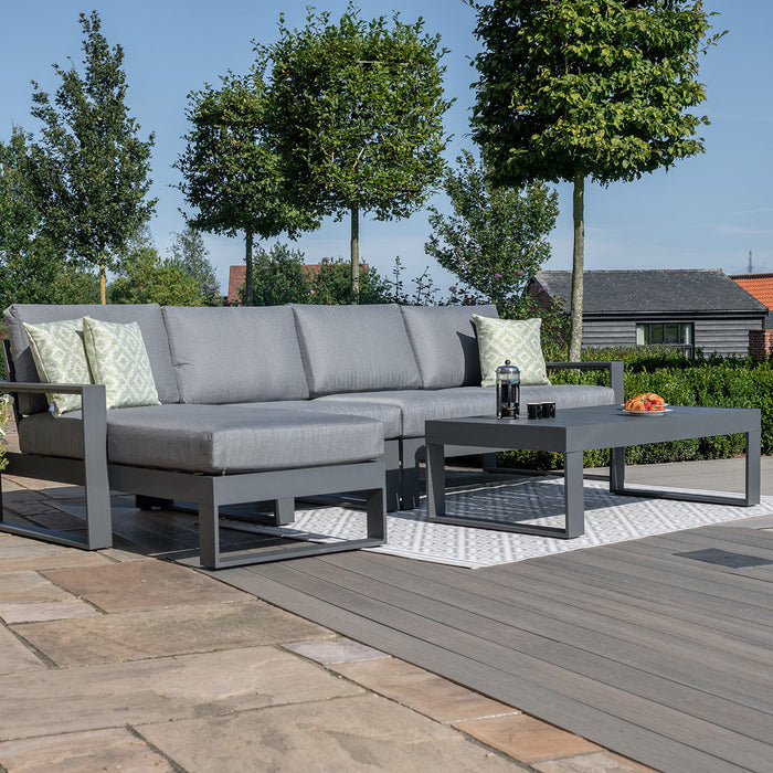 Amalfi Chaise Aluminium Sofa Set