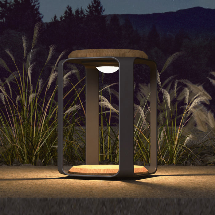 Selene Small Solar LED Light - Grey
