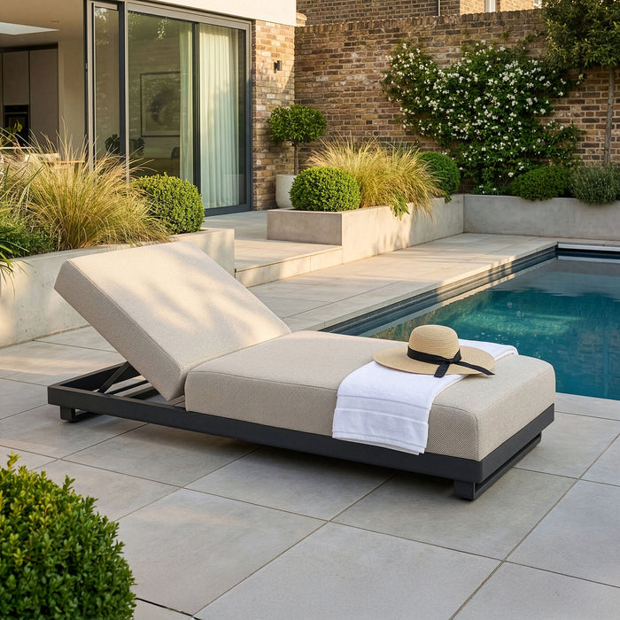 Outdoor Fabric Ibiza Sunlounger