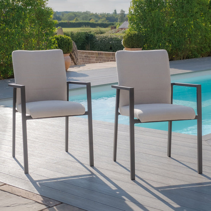 Outdoor Fabric Pair of Ibiza Dining Chairs