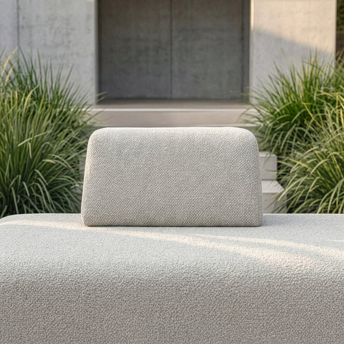 Outdoor Fabric Cannes Small Sofa Backrest - Pebble
