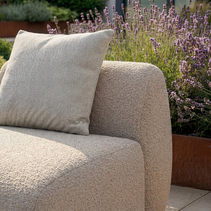 Outdoor Fabric Monte Carlo Centre Piece - Greige Boucle