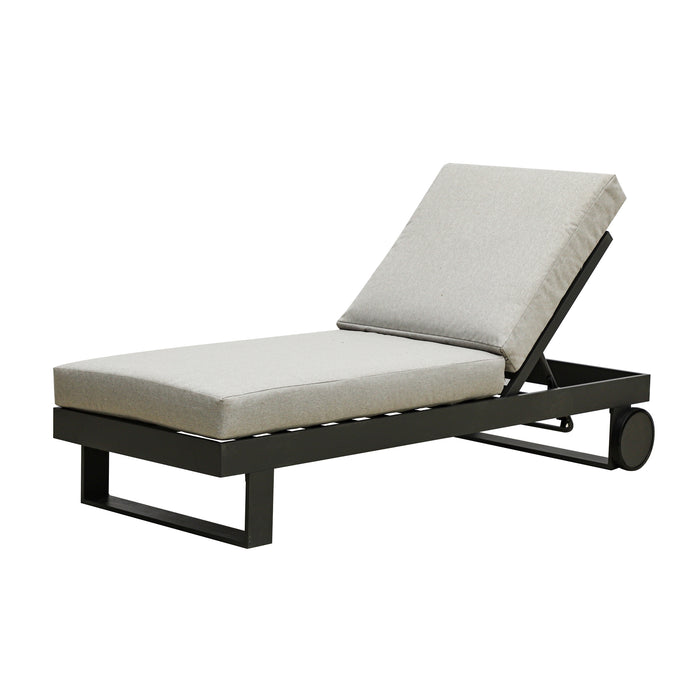 New York Aluminium Sunlounger