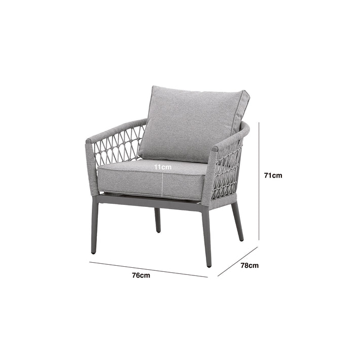 Monaco Rope Weave Lounge Chair