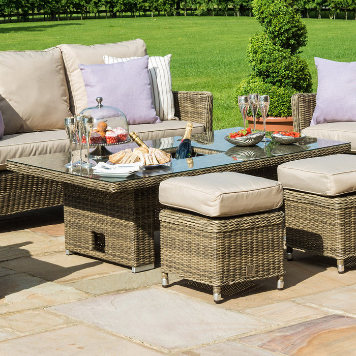 Winchester Rattan Rising Table with Ice Bucket (Table Only)