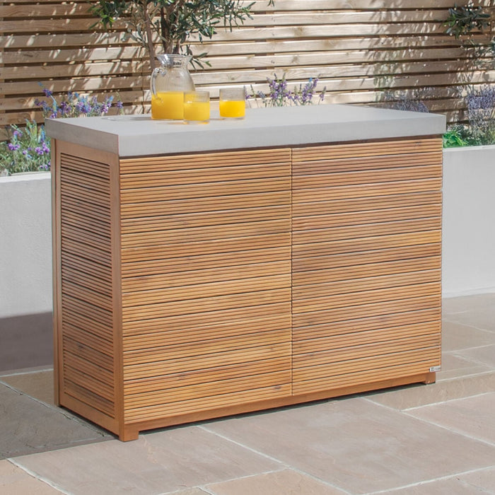 Bali Outdoor Kitchen Double Storage Unit