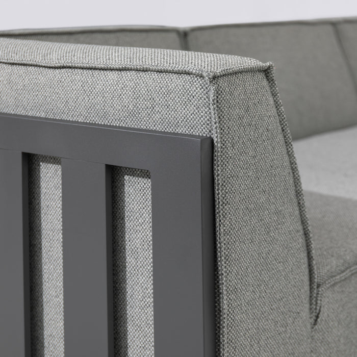 Outdoor Fabric Ibiza Small Corner Sofa Set With Square Coffee Table
