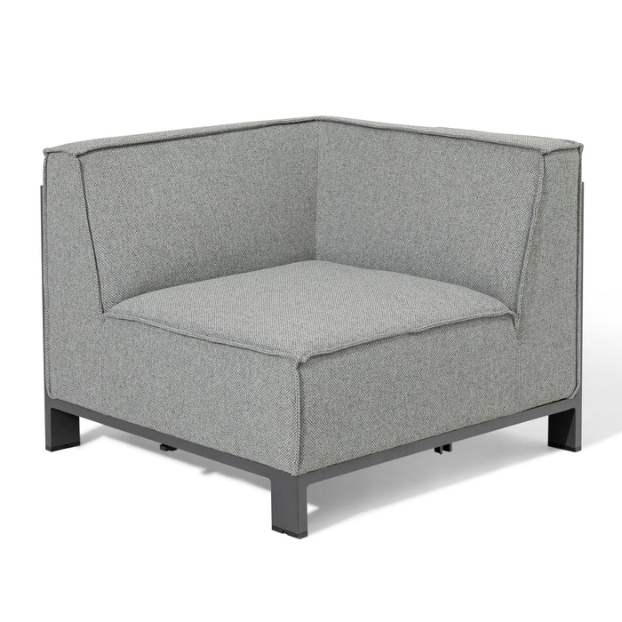 Outdoor Fabric Ibiza Small Corner Sofa Set With Square Coffee Table