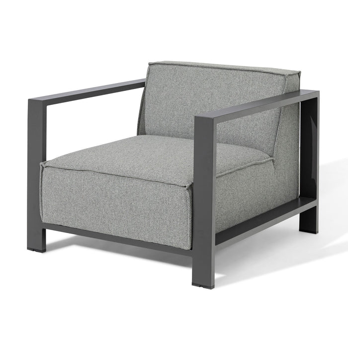 Outdoor Fabric Ibiza 3 Seat Sofa Set With Round Coffee Table
