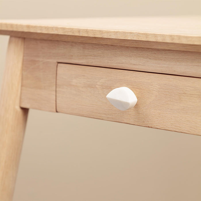 Vera White Stone Drawer Knobs