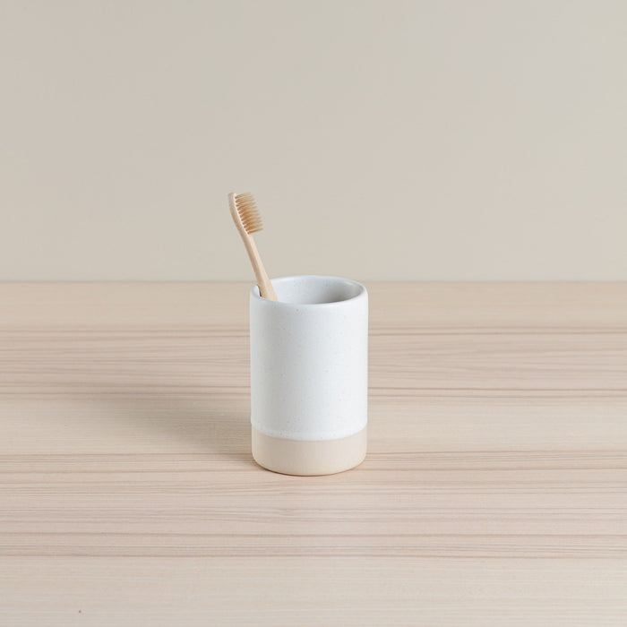 Organics Toothbrush Holder - Oatmeal