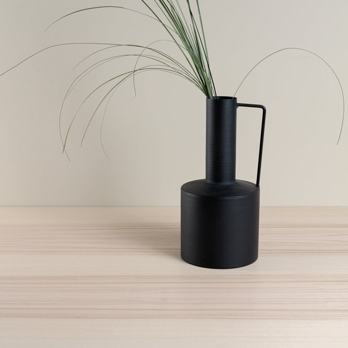 Joti Black Metal Vase
