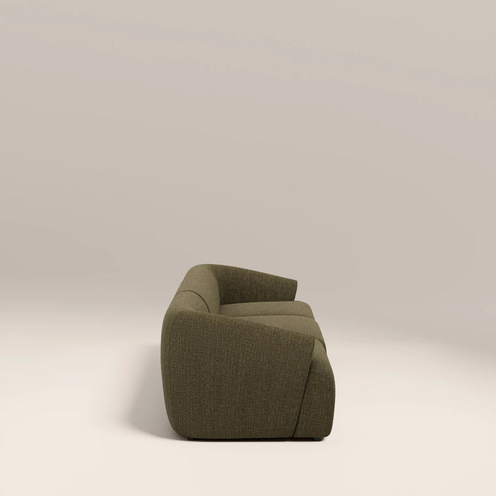 Malmo 3 Seater Sofa Olive Green Velvet Chenille