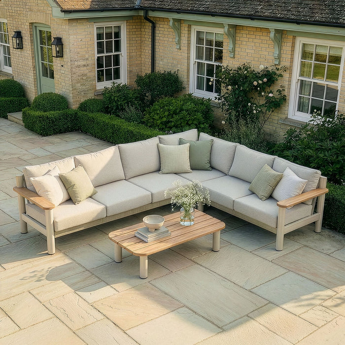 Sicily Rope Weave Large Corner Sofa Set
