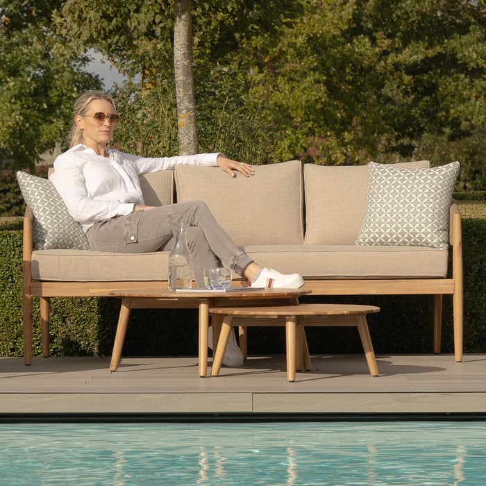 Porto Rope Weave 3 Seat Sofa (Sofa Only)