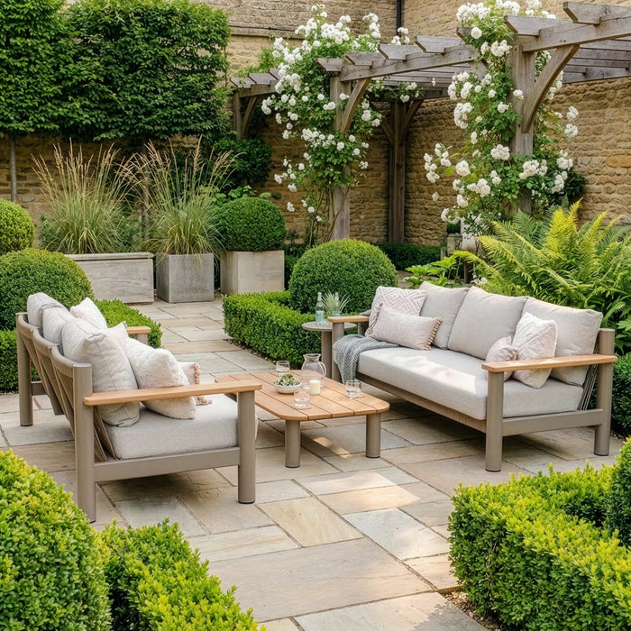 Sicily Rope Weave 3 Seat Sofa Set