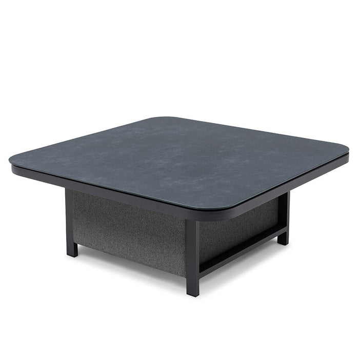 Outdoor Fabric Pulse Deluxe Square Corner Dining Set with Rising Table