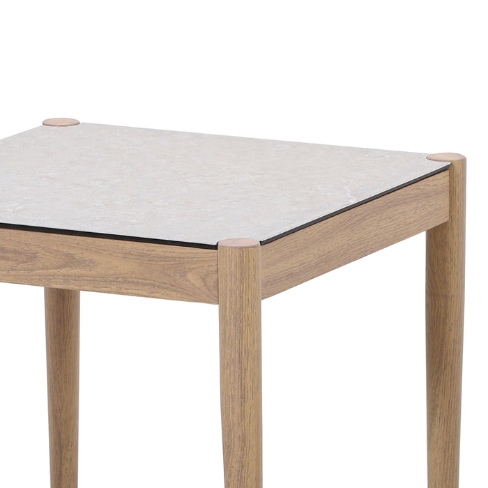 Burford Aluminium Square Side Table