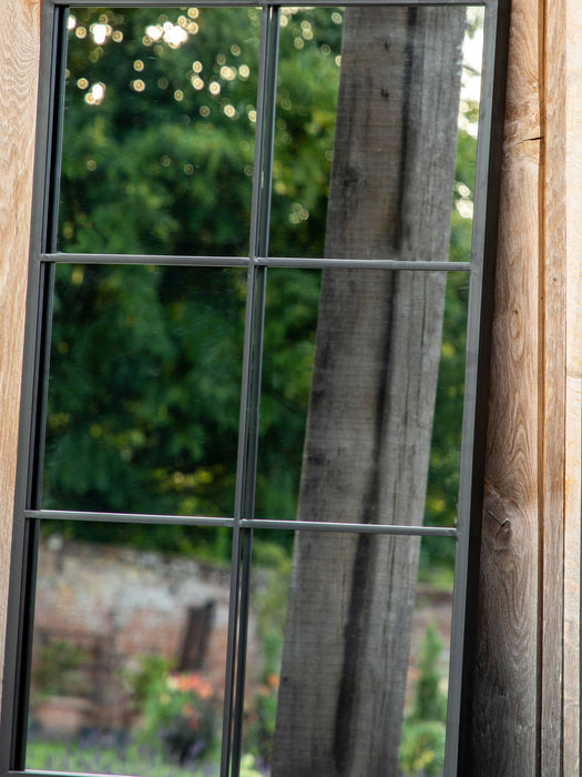 Kew Outdoor Window Pane Mirror