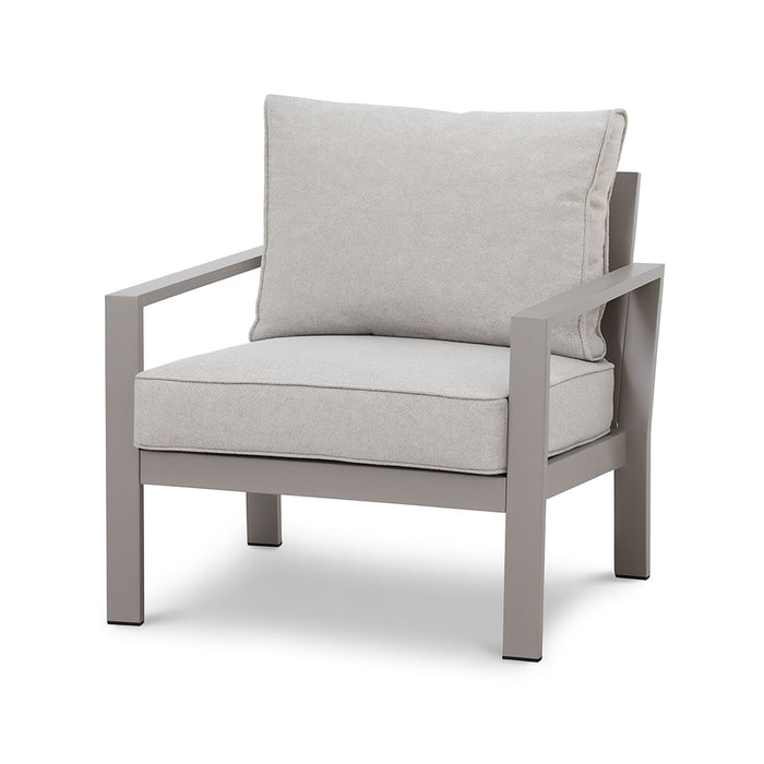 Montreal Aluminium Garden Armchair - Cool Linen