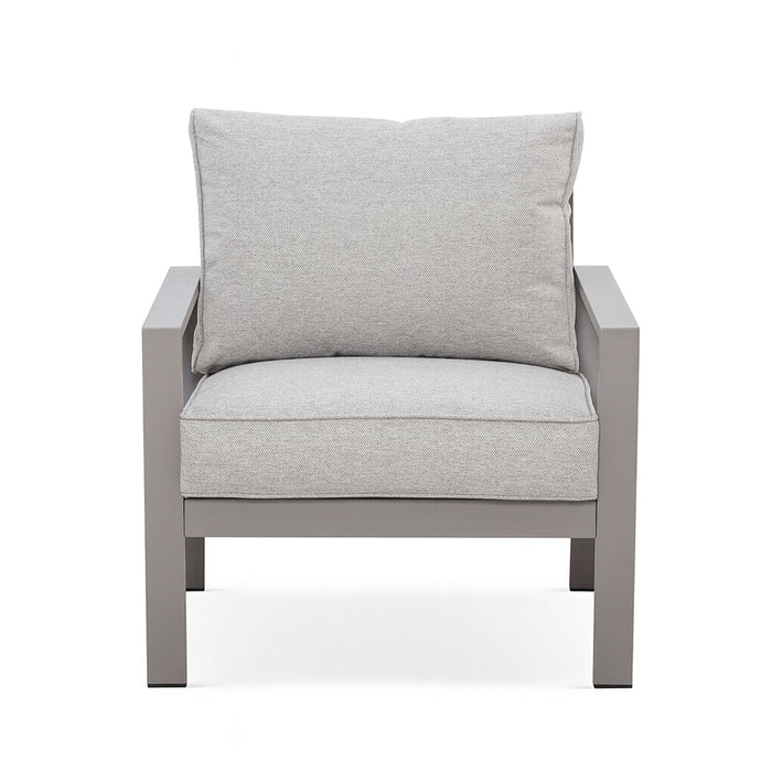 Montreal Aluminium Garden Armchair - Cool Linen