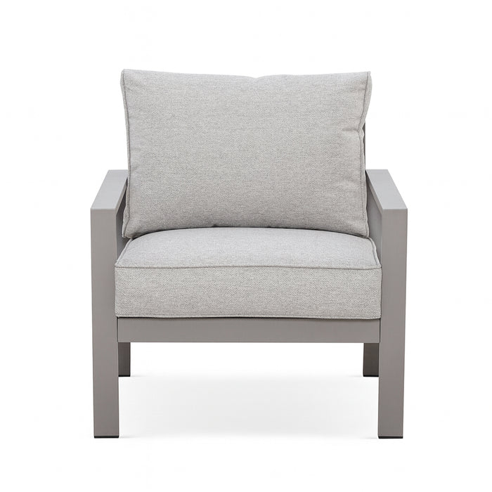 Montreal Aluminium Garden Armchair - Cool Linen