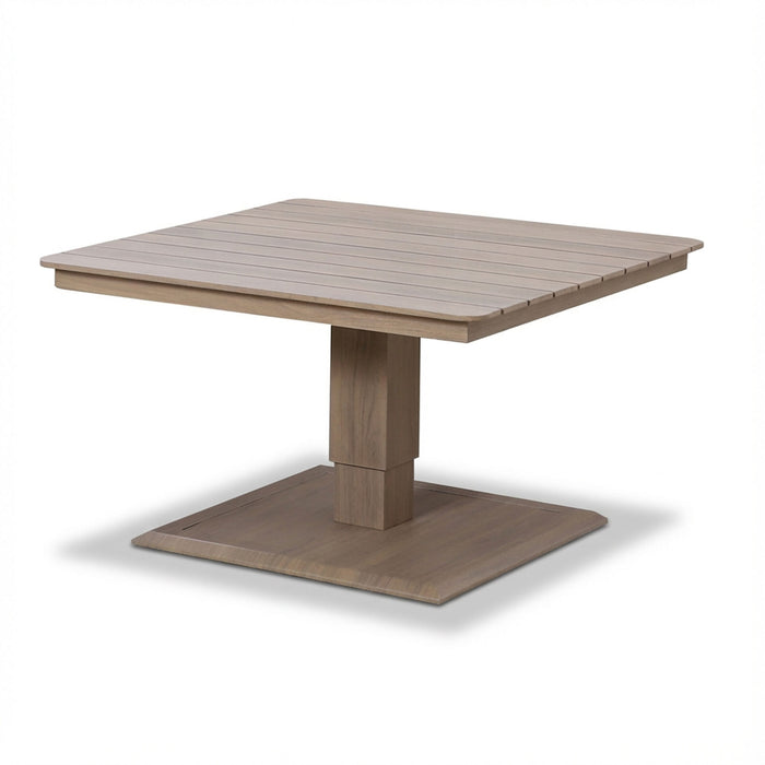 Havana Rope Weave Small Corner Dining Set with Square Rising Table & Footstools